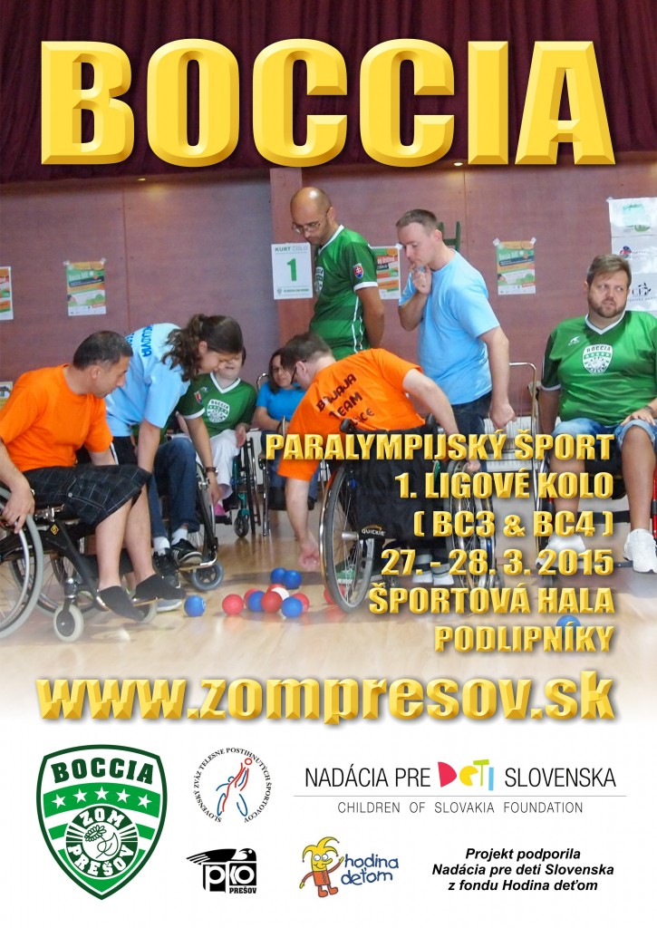 Boccia liga 2015 Presov - plagat2